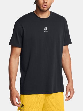 Under Armour Curry Hvyweight Logo Tee Triko Černá