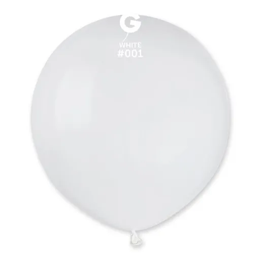 Balónek latexový 48 cm – Pastelový bílý - 1 KS - SMART