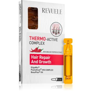 Revuele Thermo-Active Complex Hair Repair And Growth ampule pro růst vlasů a posílení od kořínků 8x5 ml