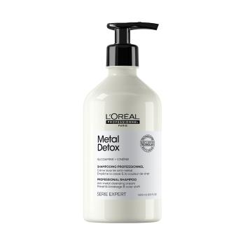 L´Oréal Professionnel Šampon pro barvené a poškozené vlasy, pro lesk vlasů, déletrvající barvu, bohatá textura Serie Expert Metal Detox (Professional 