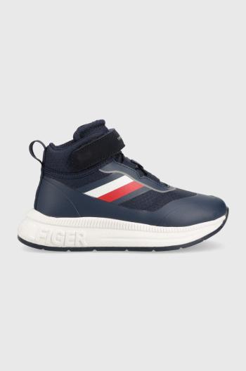 Dětské sneakers boty Tommy Hilfiger tmavomodrá barva