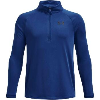 Under Armour TECH 2.0 1/2 ZIP Chlapecké triko s dlouhým rukávem, modrá, velikost