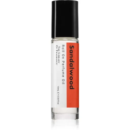 The Library of Fragrance Sandalwood tělový olej roll-on unisex 10 ml