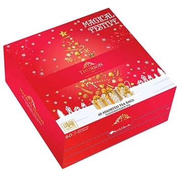 THURSON Magical Festive červená kolekce 90g (60 sáčků, černý čaj) (4792055029452)