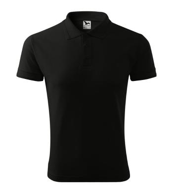 MALFINI Pánská polokošile Pique Polo - Černá | XL