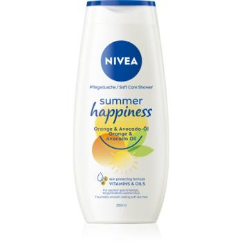 NIVEA Summer Happiness Orange & Avocado Oil vyživující sprchový gel 250 ml