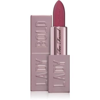 Too Faced Lady Bold Cream Lipstick krémová rtěnka pro dlouhotrvající efekt odstín Committed 3,3 g
