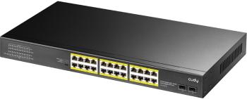 Switch CUDY 24-Port Gigabit PoE+ Switch with 2 SFP ports 300W