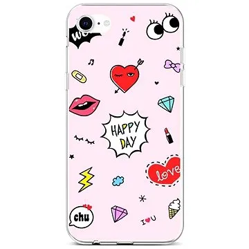 TopQ Kryt iPhone SE 2020 silikon Happy Day 49562 (Sun-49562)