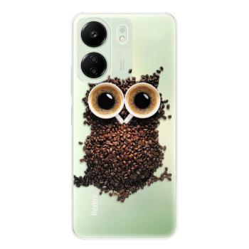 Odolné silikonové pouzdro iSaprio - Owl And Coffee - Xiaomi Redmi 13C