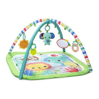 Bright Starts Hrací deka Wild Wiggles™ FoldAway™ s hracím obloukem