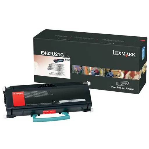 LEXMARK E462U21G - originální toner, černý, 18000 stran