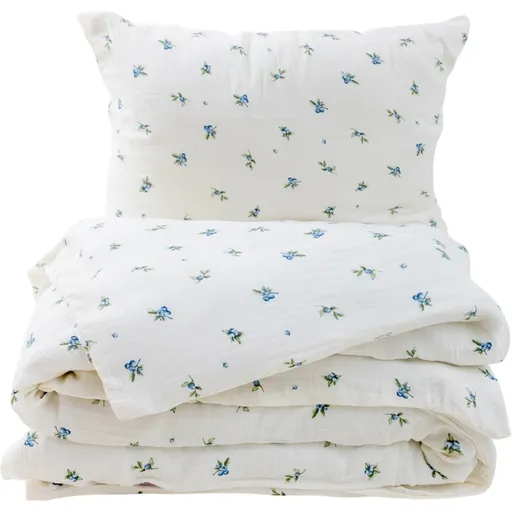 Matex Mušelínové povlečení Borůvky, 140 x 200 cm, 70 x 90 cm