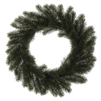 Umelý smrekový veniec zelený, 43 cm