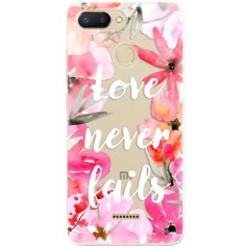 iSaprio Love Never Fails pro Xiaomi Redmi 6 (lonev-TPU2_XiRmi6)