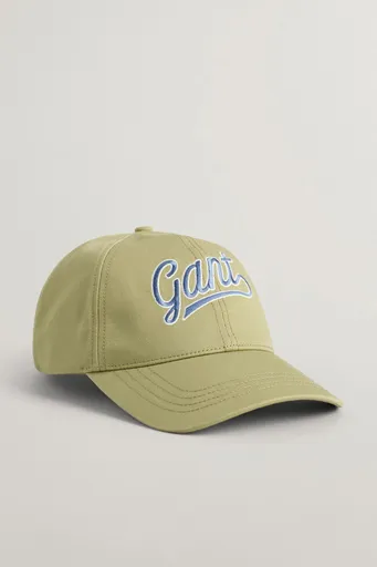 KŠILTOVKA 7-16 LET GANT SCRIPT LOGO CAP BEIGE GREEN