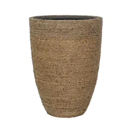 Květináč Ben, barva přírodní slaměná, více velikostí - PotteryPots Velikost: L - v. 55 cm, ⌀ 40 cm