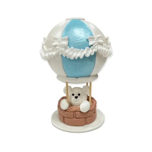 Medvídek s balónkem – modrý - K-Decor