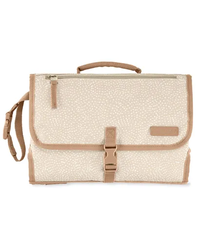 SKIP HOP Podložka přebalovací cestovní 2v1 Pronto Beige swirl dot