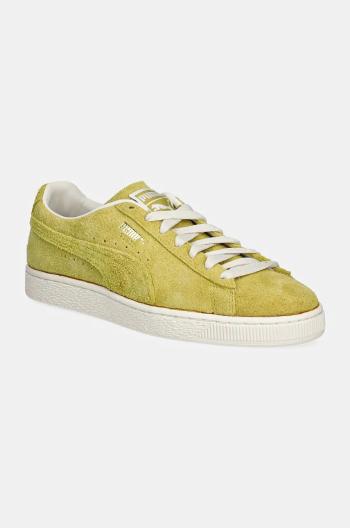 Semišové sneakers boty Puma Suede The NeverWorn IV zelená barva, 398945