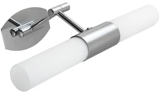 Nástěnná koupelnová lampa chromová nastavitelná nad zrcadlem 2x40W E14 Jadet