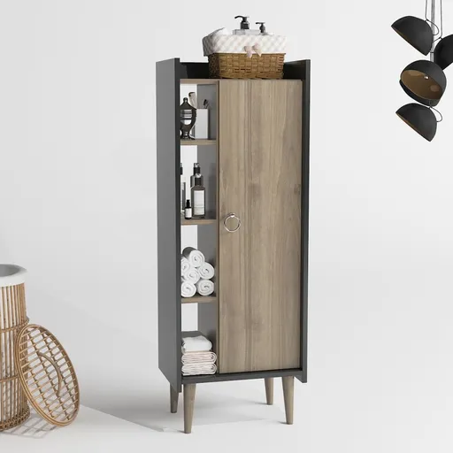 Víceúčelová skříňka Lagomood Ruby - Walnut, Anthracite