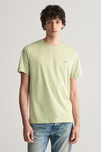 TRIČKO GANT REG SHIELD SS T-SHIRT MILKY MATCHA