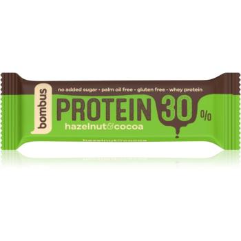 Bombus Protein 30 % proteinová tyčinka příchuť Hazelnut & Chocolate 50 g