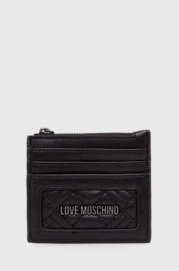 Peněženka Love Moschino černá barva, JC5685PP1LLA0000