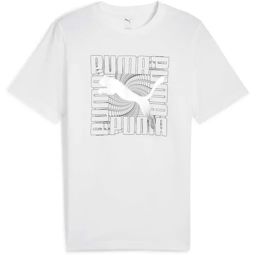 Puma GRAPHIC FOIL TEE Pánské triko, šedá, velikost