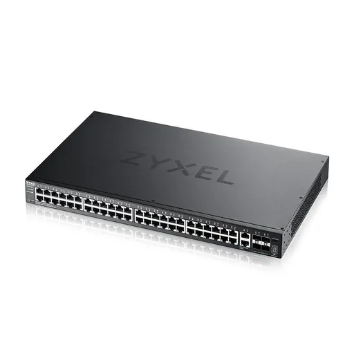 Zyxel XGS2220-54, L3 Access Switch, 48x1G RJ45 2x10mG RJ45, 4x10G SFP+ Uplink, incl. 1 yr NebulaFlex Pro