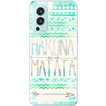 iSaprio Hakuna Matata Green pro OnePlus Nord 2 5G (hakug-TPU3-opN2-5G)