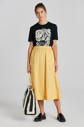 SUKNĚ GANT LIGHTWEIGHT CHINO SKIRT DUSTY YELLOW