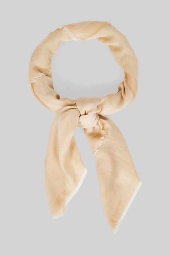 ŠÁLA GANT SOLID MERINO WOOL WOVEN SCARF CREAM