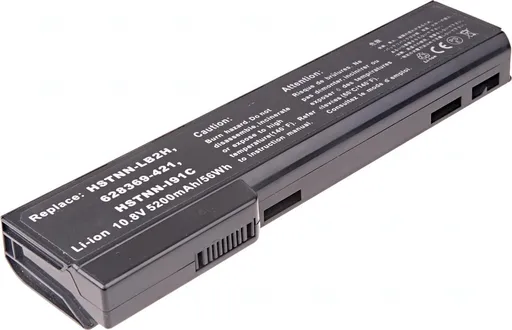 Baterie T6 Power pro HP ProBook 6360b, 6460b, 6470b, 6560b, 6570b, 8460, 8470, 5200mAh, 56Wh, 6cell