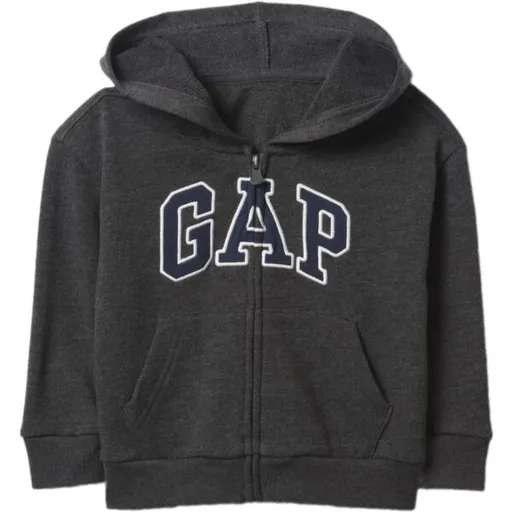 GAP V-FRCH LOGO Chlapecká mikina, tmavě šedá, velikost 4Y