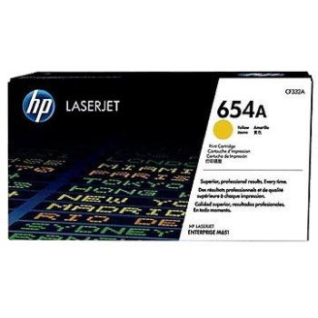 HP CF332A č. 654A žlutý originální (CF332A)