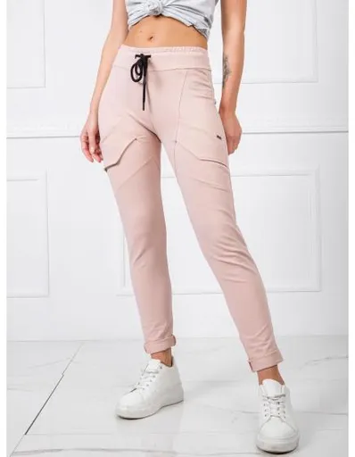 Dámské tepláky READY pudrově růžové