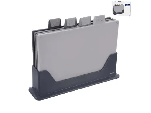 Prkénko krájecí ORION 4ks se stojanem