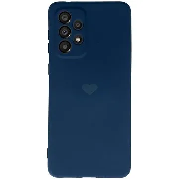 Vennus Valentýnské pouzdro Heart pro Samsung Galaxy A33 5G - tmavě modré (TT4445)