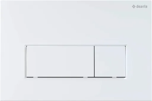 DEANTE Ovládací tlačítko pro podomítkové systémy, bílá tenké CST_A51P