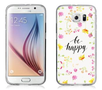 MY ART kryt Samsung Galaxy S7 Edge BE HAPPY (019)