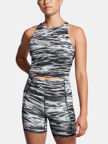 Under Armour Project Rock Lets Go Bench To Beach Printed Tílko Černá