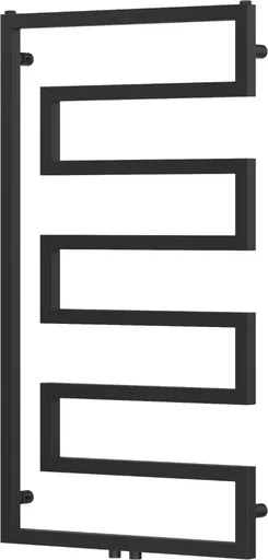 MEXEN Floryda otopný žebřík/radiátor 1080 x 600 mm, 358 W, černý W206-1080-600-00-70