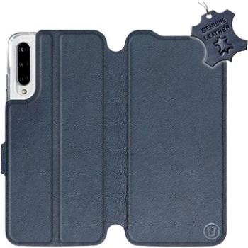 Flip pouzdro na mobil Xiaomi Mi A3 - Modré - kožené -   Blue Leather (5903226953608)