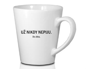 Hrnek Latte 325ml Už nikdy nepiju