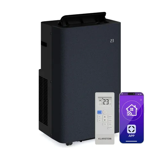 Klarstein AireLux přenosná klimatizace, 14000 BTU, Smart Control, Moderní