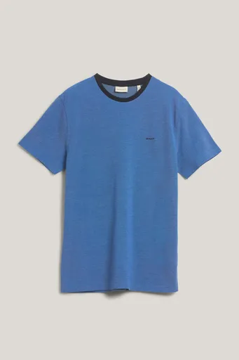 TRIČKO GANT 4-COL OXFORD REGULAR SS T-SHIRT DAY BLUE