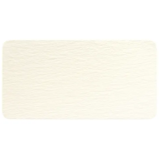 Servírovací talíř, hranatý, kolekce Manufacture Rock blanc - Villeroy & Boch
