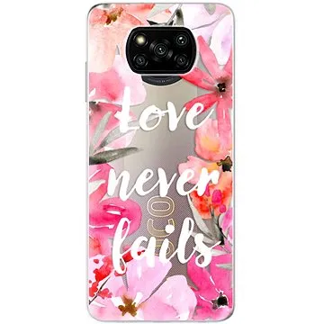 iSaprio Love Never Fails pro Xiaomi Poco X3 Pro / X3 NFC (lonev-TPU3-pX3pro)